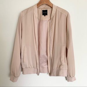 Née Look Dusty Pink Bomber Jacket